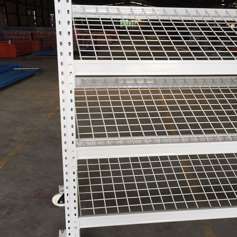Customize Metal Wire Rack Customized Steel Warehouse Heavy Duty Wire Shelving Rack With Wheels ...