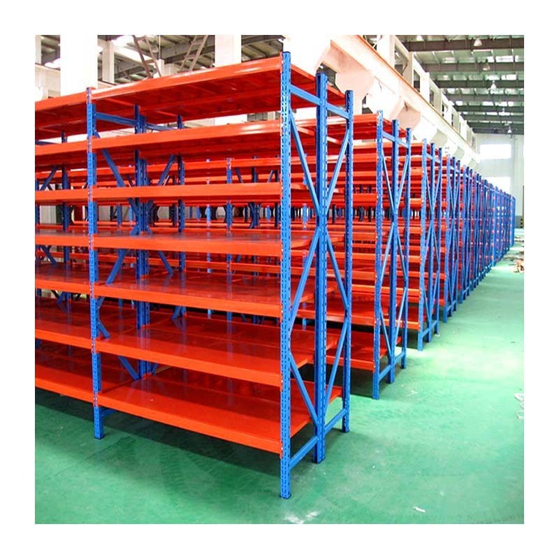 Color Customized With Wheel Medium Duty Steel Storage Rack Shelf