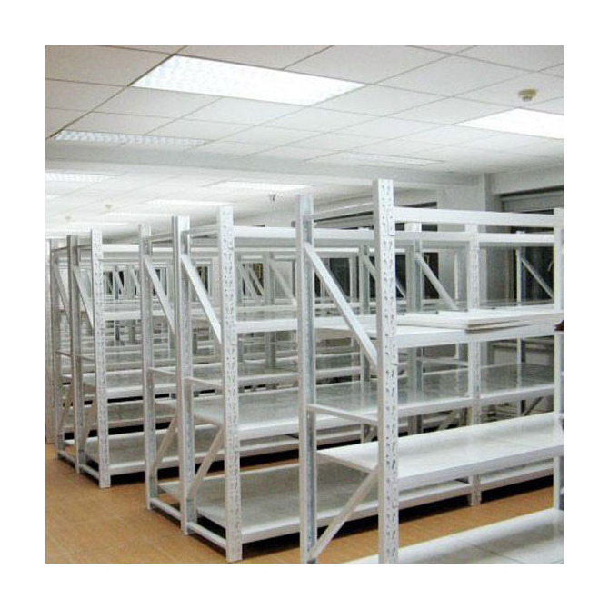 china customized metal light duty storage rack boltless 4 tier assemble medium duty long span shelving for sale