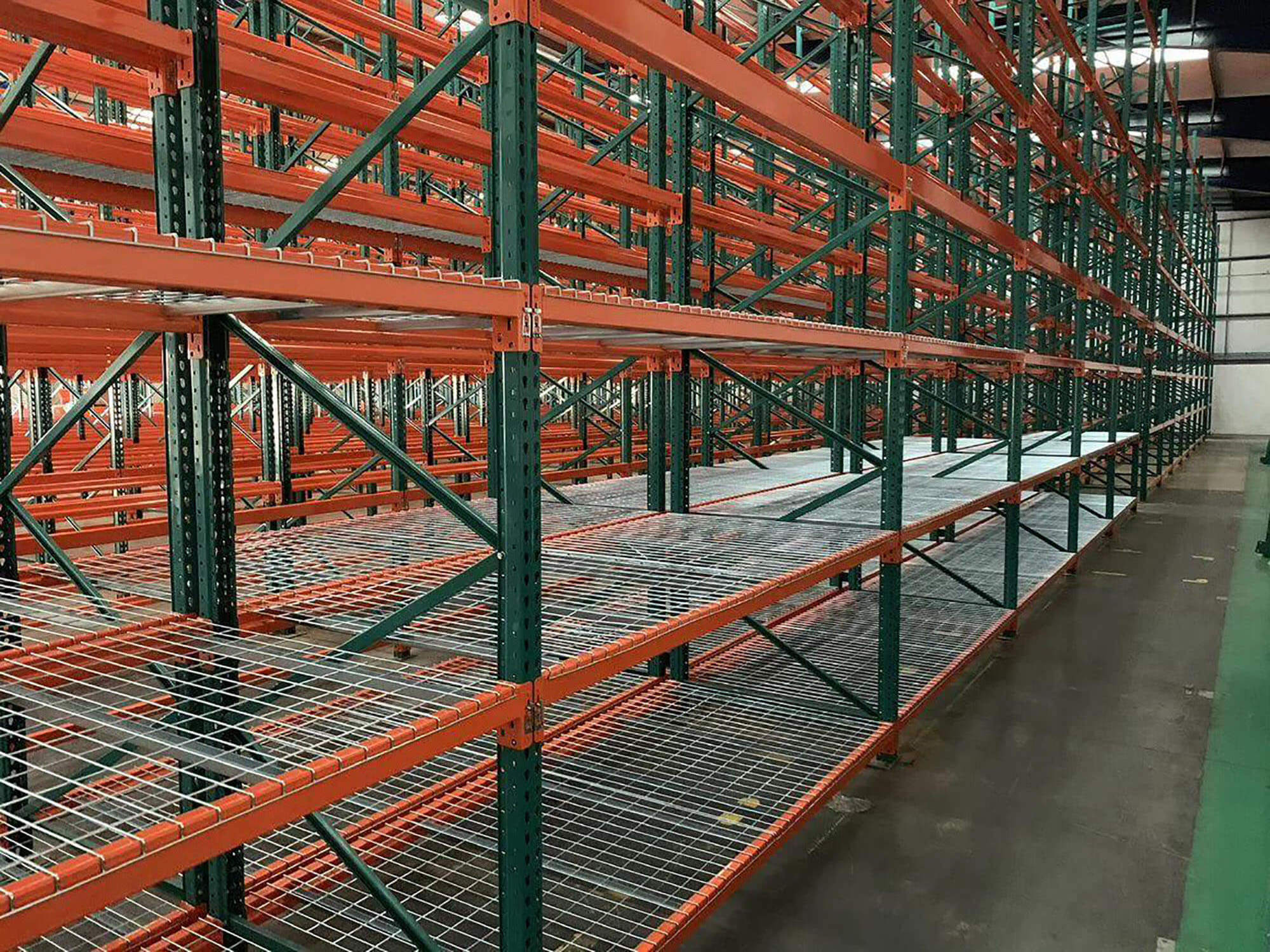 Mracking Warehouse Storage Pallet Racks Heavy Duty Shelves, Selective Pallet Racks, Teardrop Hole Pallet Racks