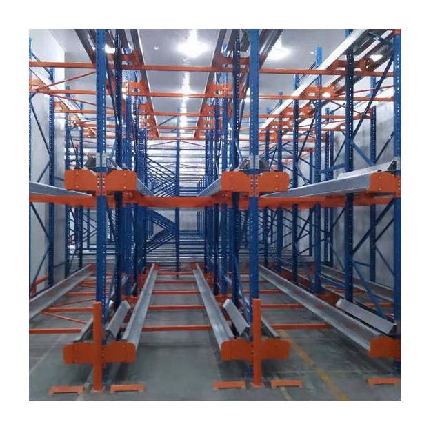 china Automated Multi Deep shuttle racking  heavy duty shuttle pallet racking