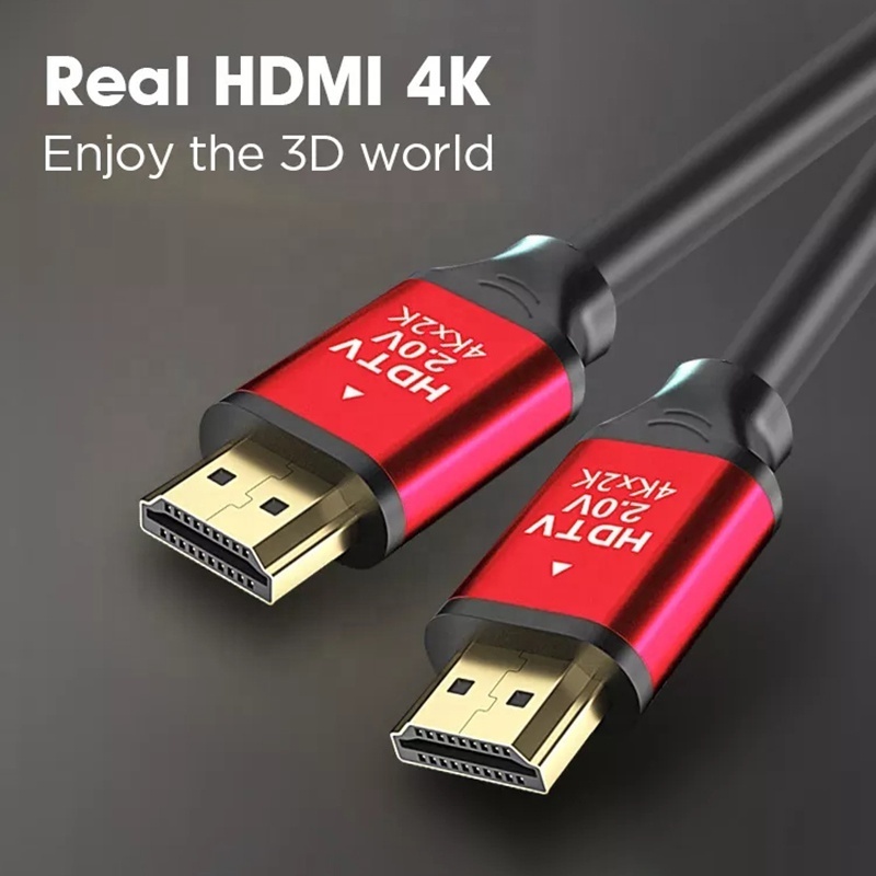 24K Gold Plated HDMI Cable V2.0 V20 1.5M 3M 5M 10M 15M 20M Ultra 18Gbps 4K 30Hz 60Hz HDMI Cable Kabel