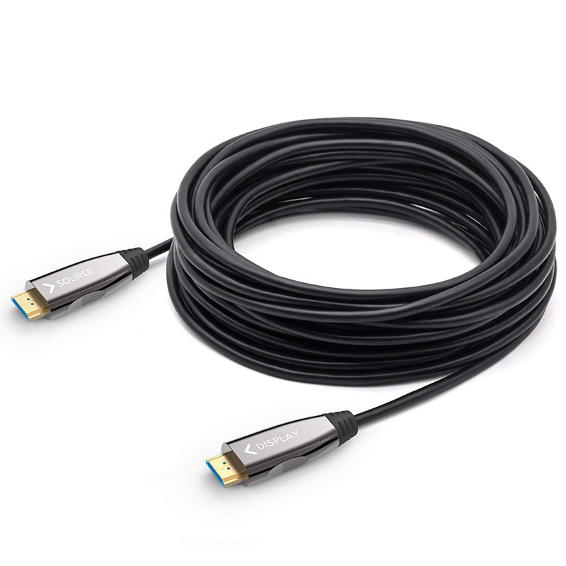 Fiber Optic TV AOC Cable High Speed HDMI 2.0 4K Ultra-HD Active Optical Fiber HDMI Type A-A Cable