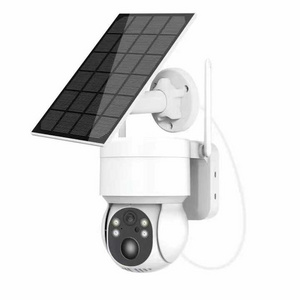 5W Solar Panel 4K 8MP PTZ Wifi Camera Dual Lens Dual Screen IP Camera Outdoor  Auto Tracking Security CCTV Sureveillance icsee