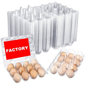 Egg Cartons 12 Cell Plastic Egg Cartons With 12 Holes 3X4 Egg Carton