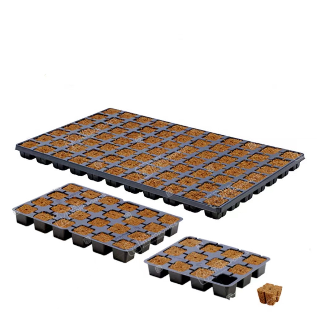 Plastic Plug Seed Starting Grow Germination Tray Plant Seed Starter Coco Peat Plug Tray Nursery Plug Trays