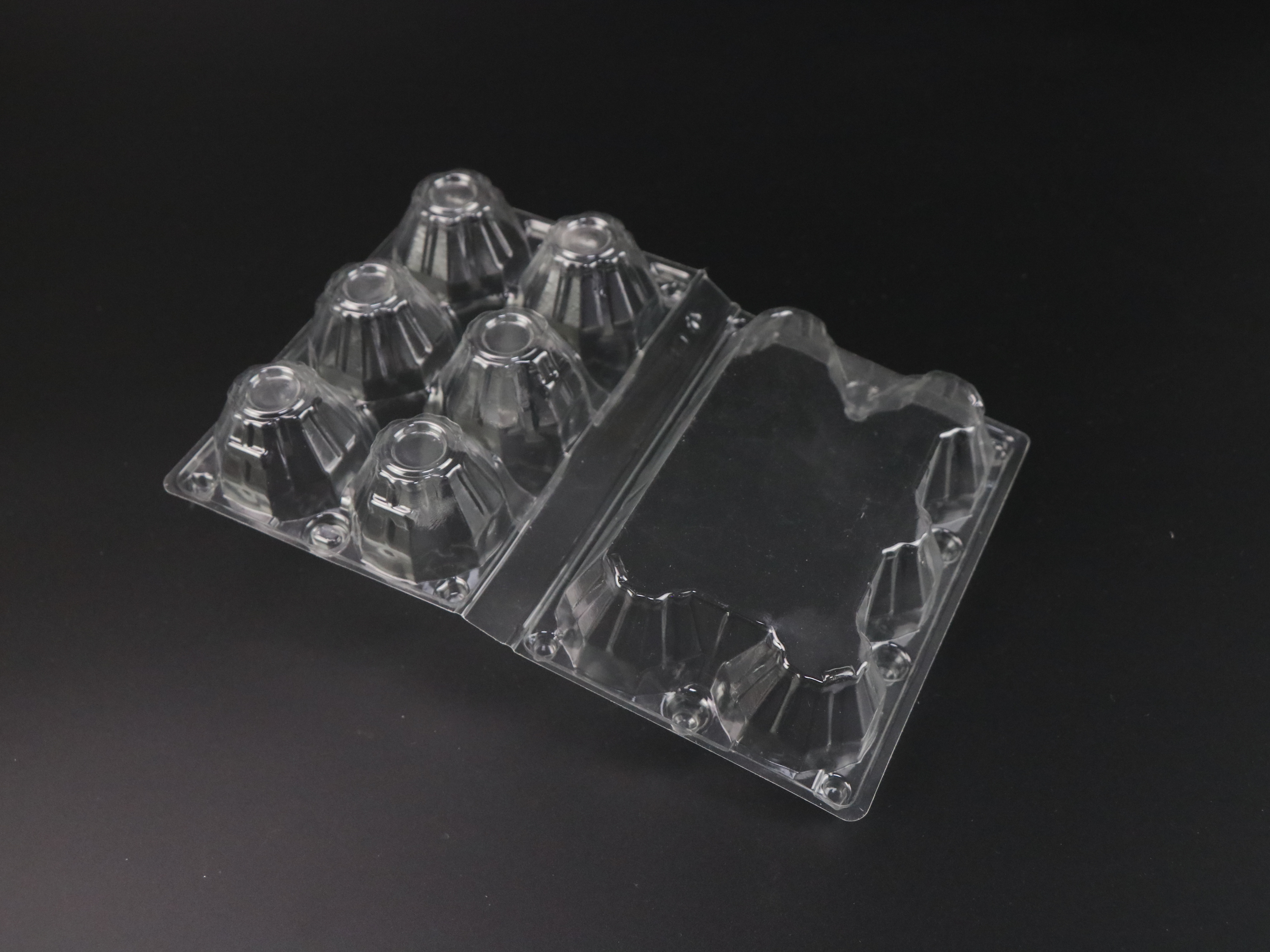 Biodegradable Egg Holder Packaging Egg Plastic Box Pet Egg Trays For Sale