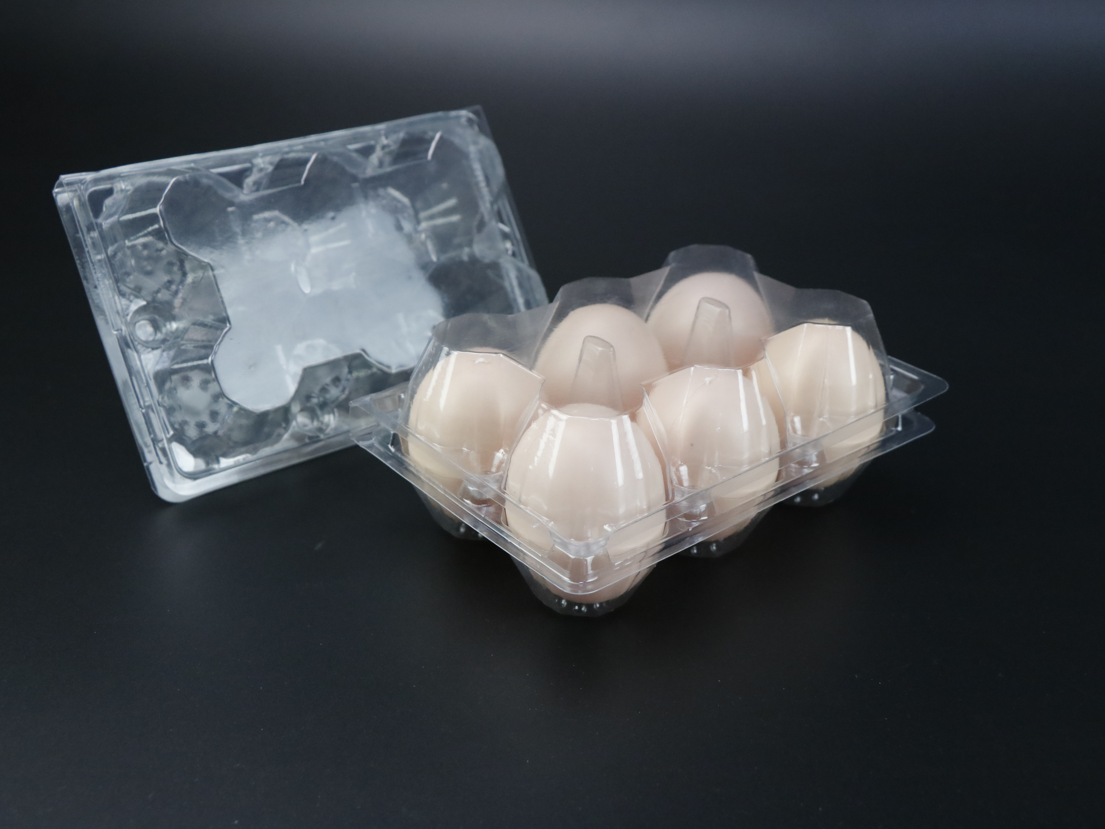 Biodegradable Egg Holder Packaging Egg Plastic Box Pet Egg Trays For Sale