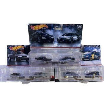 Wholesale Hot Wheels Cars 2 Piece Clamshell Case Hot Wheels Premium 2 Pack Protector