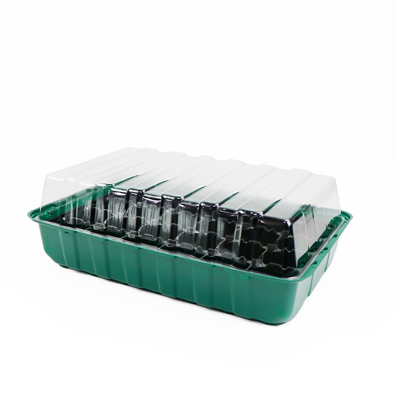 24 Cells Seedlings  Indoor Greenhouse Propagation Box Garden Propagator Set Seeding Indoor Tray