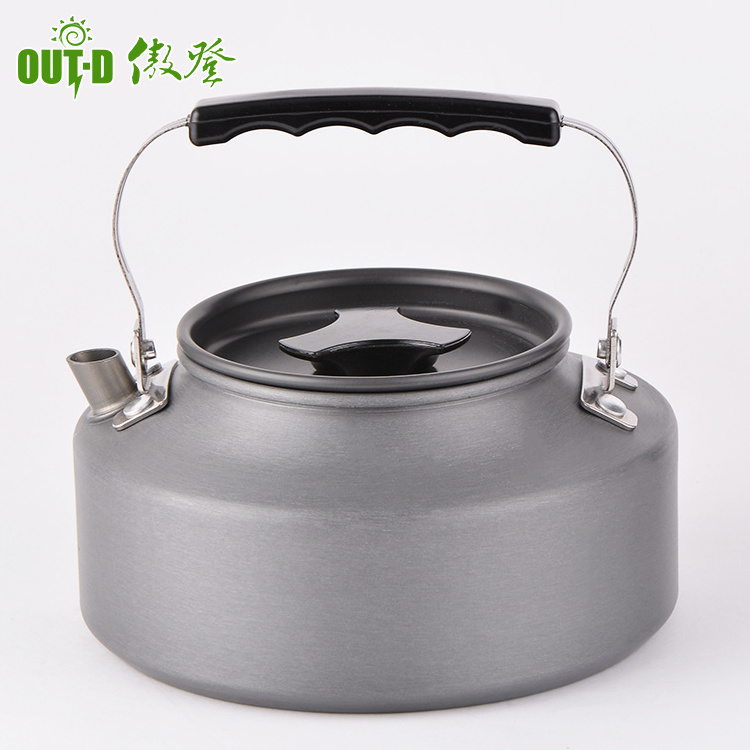 1.1L Wholesale Portable Aluminum Outdoor Camping Picnic Water Coffee Teapot Kettle