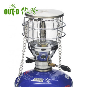 portable butane gas lantern camping lantern Single mantle lantern with electric ignition