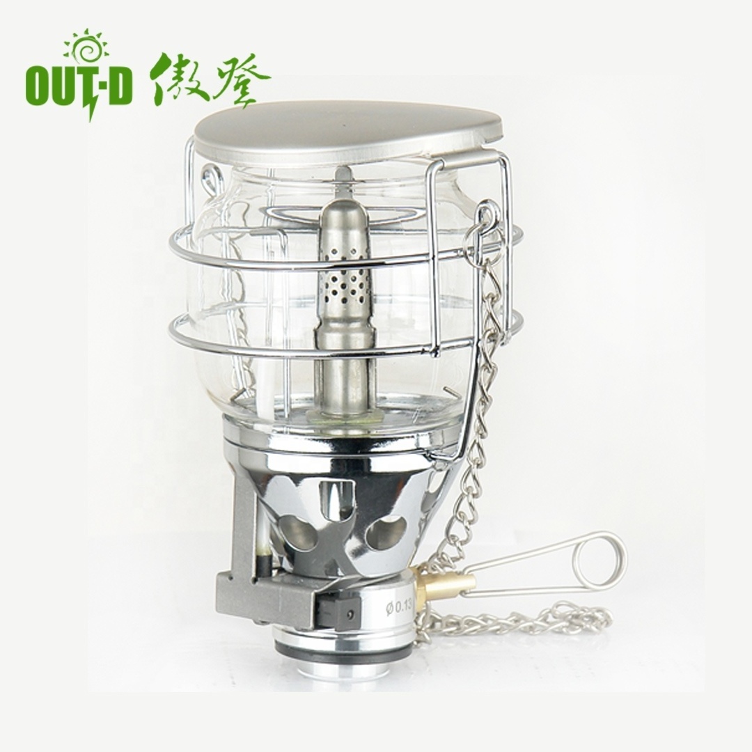 portable butane gas lantern camping lantern Single mantle lantern with electric ignition