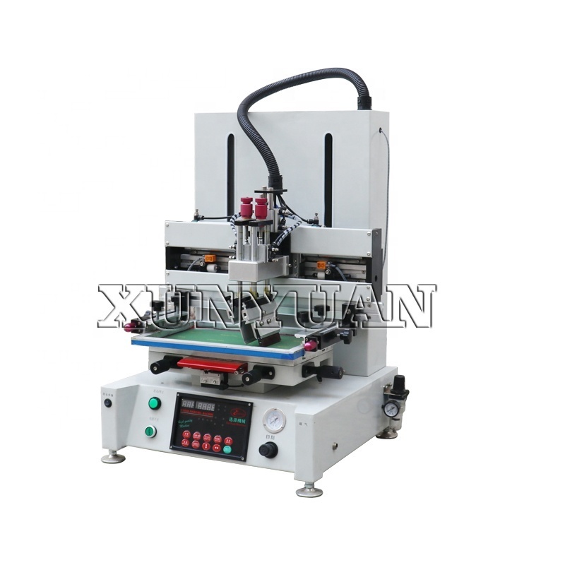 Semi-auto High Printing Capacity Copper Badge Screen Printing Press