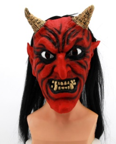 The devil mask latex mask halloween mask cosplay