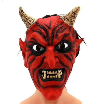 The devil mask latex mask halloween mask cosplay