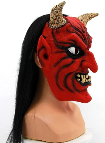 The devil mask latex mask halloween mask cosplay