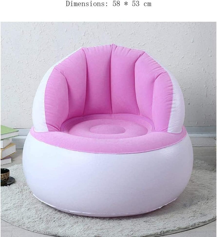 A Variety Of Colors Can Be Customized Inflatable Lounger Air Sofa Chair Orange Pink Inflatable Sofa