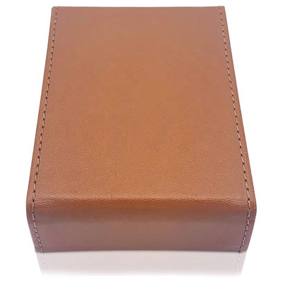 Single Deck Leather Playing Card Case Holder