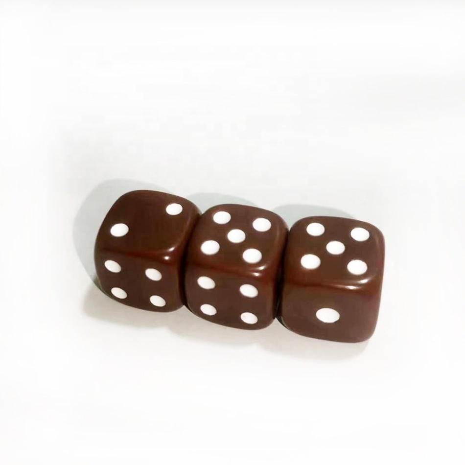 D6 Six Sides 16mm Two Color Dice for backgammon Table Games chess game dice set