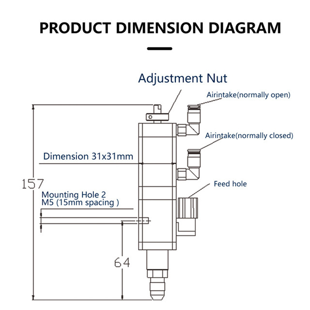 YK-32 Precision Valve Glue Dispenser Valve Liquid Glue Dispensing Press Valve