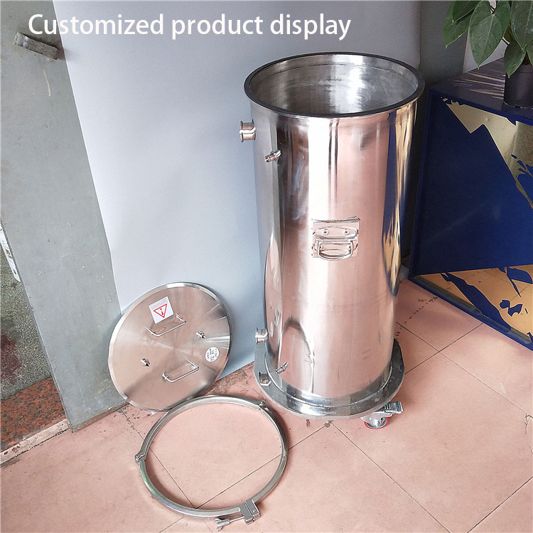 4-15L Customized clamp pressure vessels Glue Dispensing Stainless steel pressure barrel dispenser pressure tank