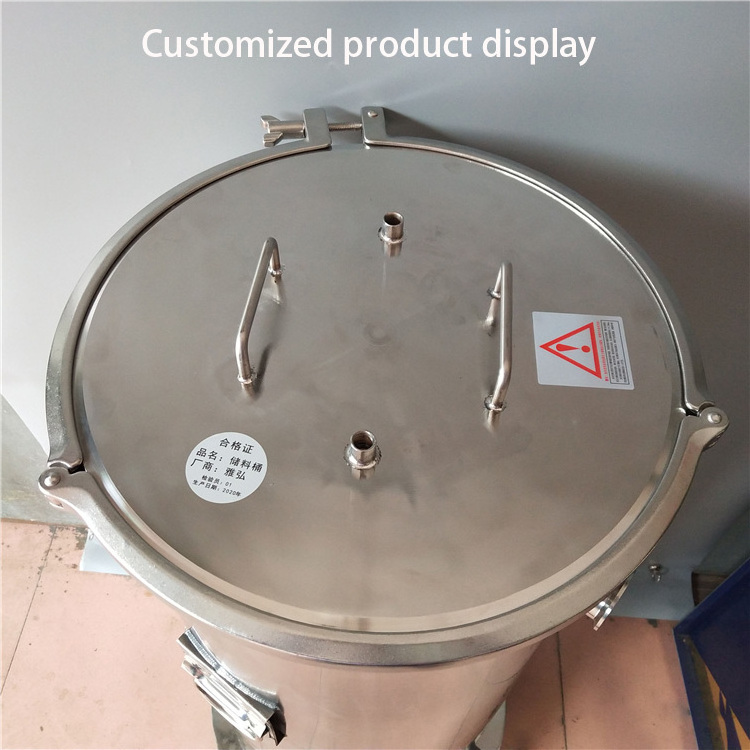 4-15L Customized clamp pressure vessels Glue Dispensing Stainless steel pressure barrel dispenser pressure tank