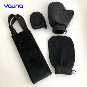 Hot Sell Reusable Tanning Mitt Sunless Self Tanning Application Mitts Sets Self Tanner Gloves And Back Lotion Applicators