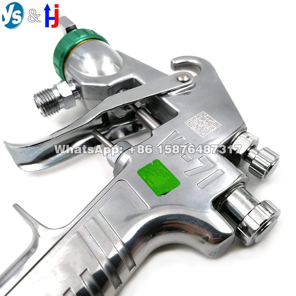 1 1 YS  Emulsion Paint Spray Gun W71 Spraying Tool, W 71 Car Paint Pot Pneumatic Household Spray Gun