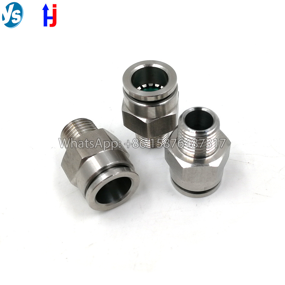 YS PC12-02 Straight Quick Connect Tube Air Fittings, 12mm 1/4