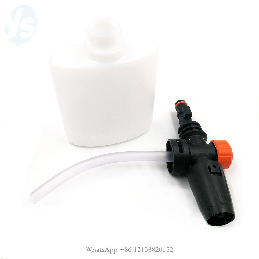 1 Snow Foam Lance Adjustable Sprayer Nozzle Car Soap Foam Generator 300ML High Pressure Washers