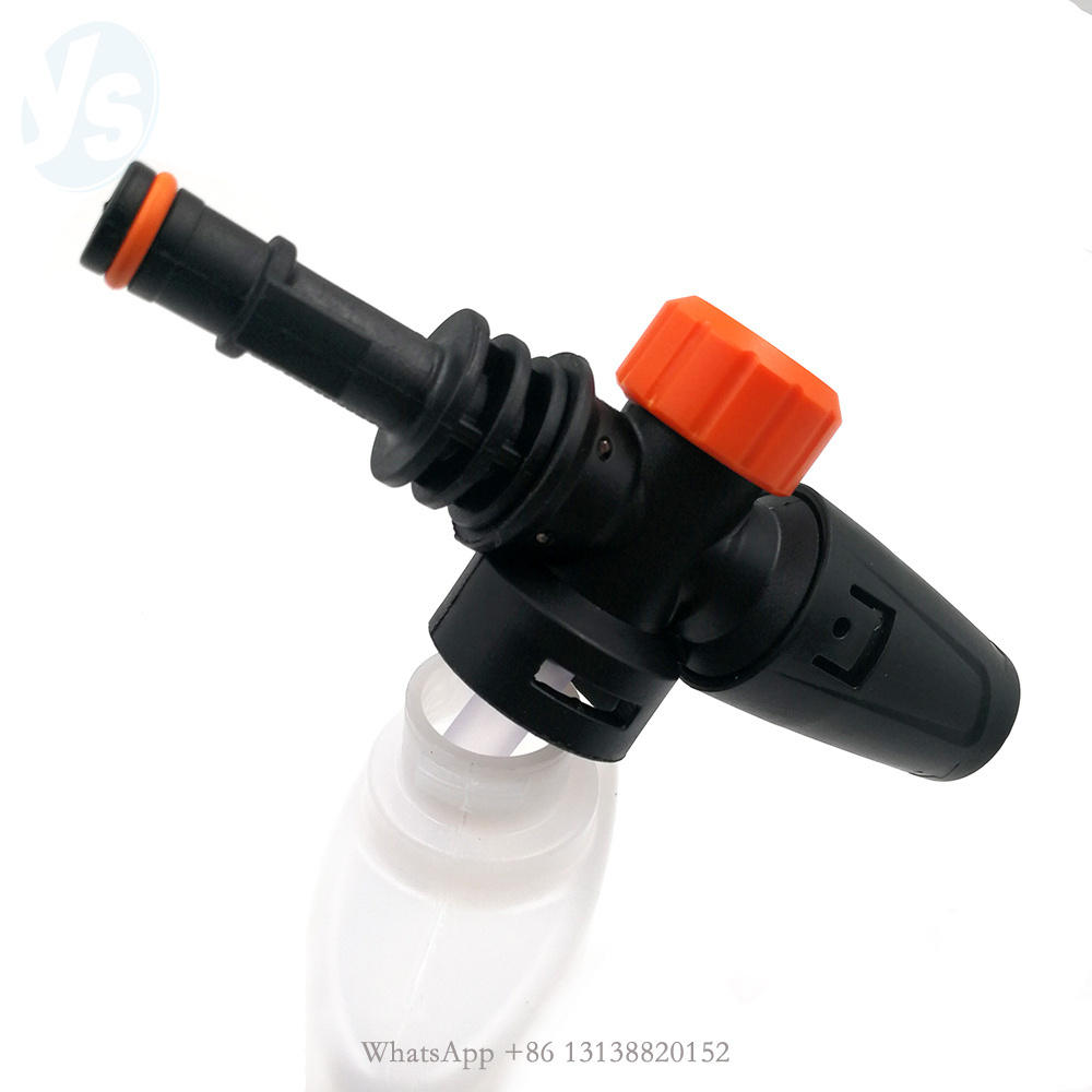 1 Snow Foam Lance Adjustable Sprayer Nozzle Car Soap Foam Generator 300ML High Pressure Washers