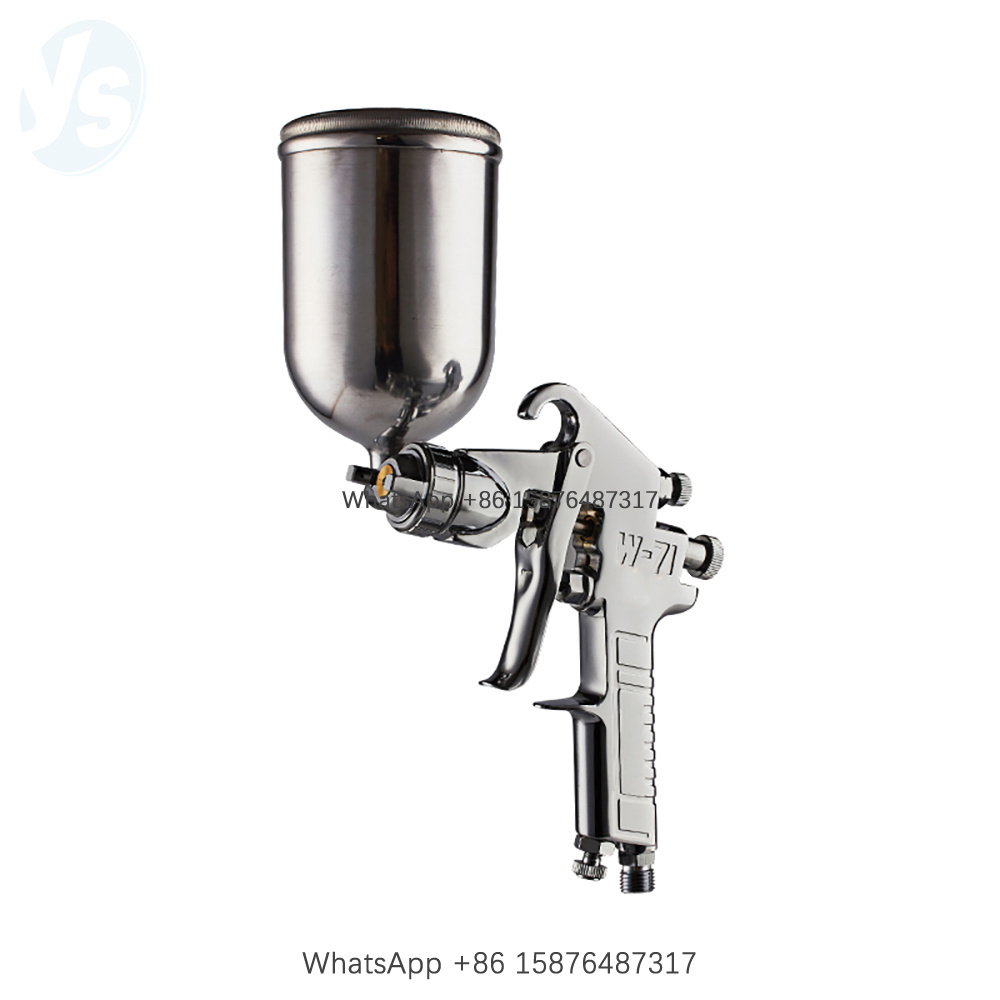 1 1 YS  Emulsion Paint Spray Gun W71 Spraying Tool, W 71 Car Paint Pot Pneumatic Household Spray Gun