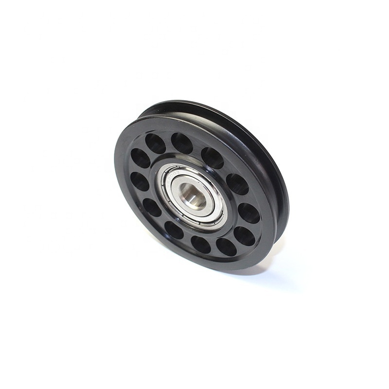 Customized Heavy Duty Pulleys With 6200ZZ Deep Groove Ball Bearing Plastic Nylon Rollers Wheels For Sliding Door and Windows