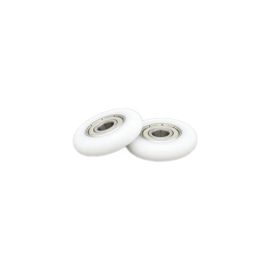 Small Plastic Coating Bearing 608 Bearing Roller Wheels  No Noise polyformaldehyde pom Rubber Coated Bearing