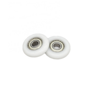 Small Plastic Coating Bearing 608 Bearing Roller Wheels  No Noise polyformaldehyde pom Rubber Coated Bearing