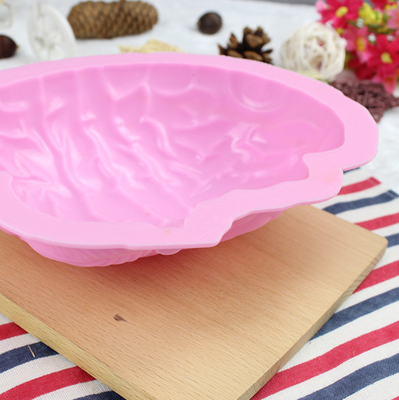 Human Brain Shape Pan Baking Molde de Pastel de Cerebro Silicone Halloween Cake Mold Food Grade Pudding Jello Dessert Mold