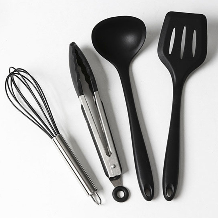 Customized Wholesale Kitchen Utensils Heat Resistant Non-stick Silicone Utensils Set 10pcs