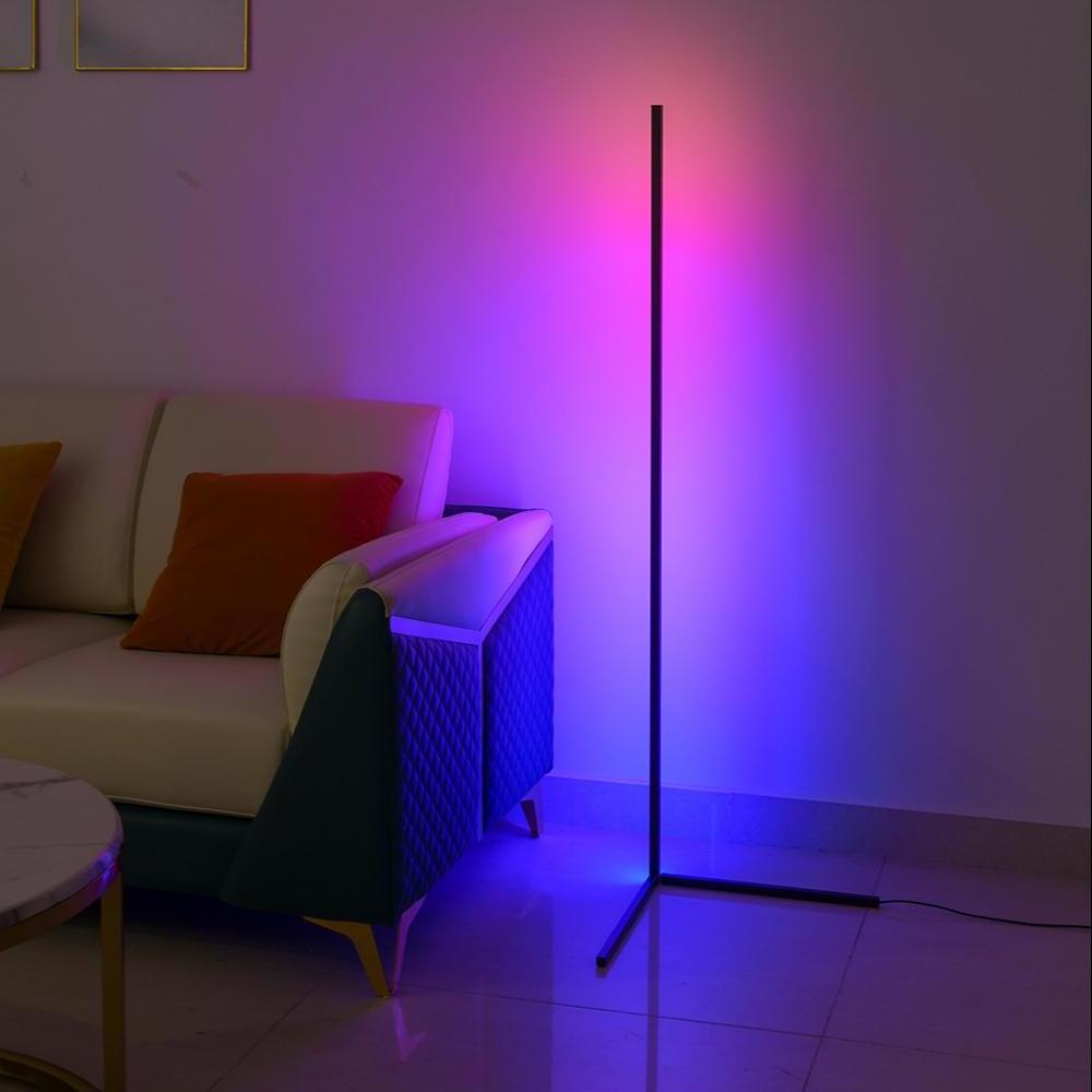 Dancing Remote APP Control Tripod Stand Smart Led Floor Lamp Modern  RGB Led Corner Lighting For Home Decor