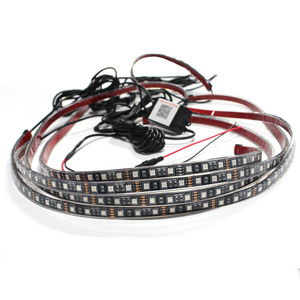 Flexible RGB Underglow Light Kit RGB Ambient Decorative Atmosphere Light led strip for Car Truck Off Road