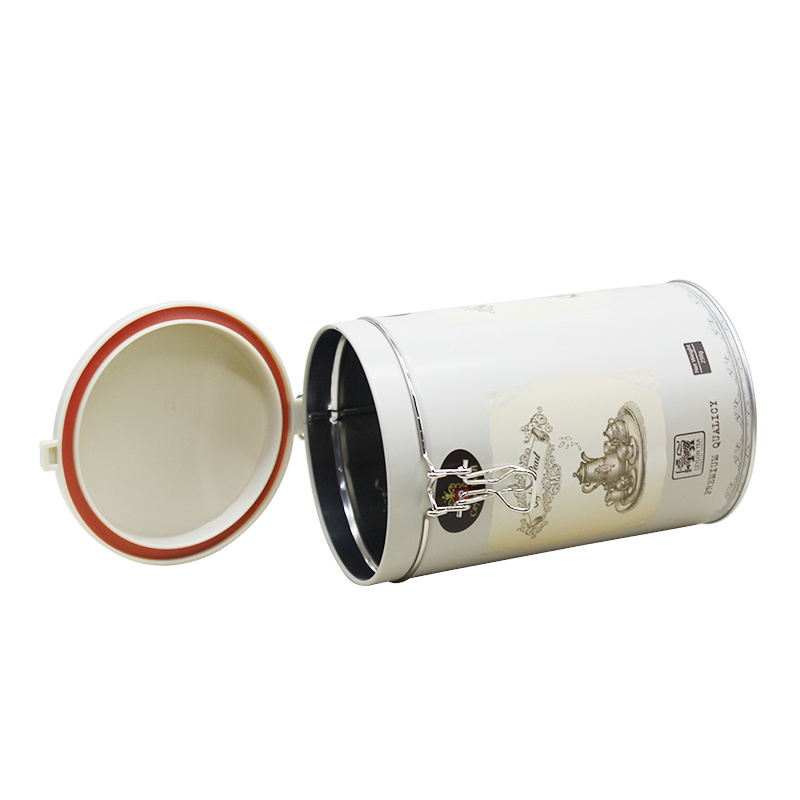 New design food grade airtight metal tin box coffee tea can