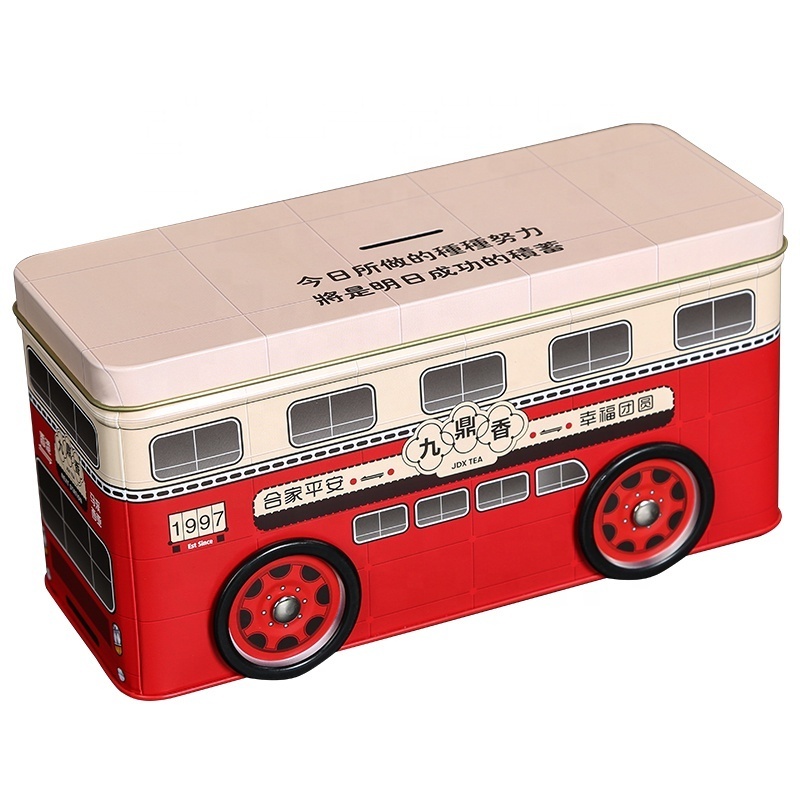 Hot Selling New Arrival Metal Cans Food Grade Tin Box Packaged Cookie Car Shape Box