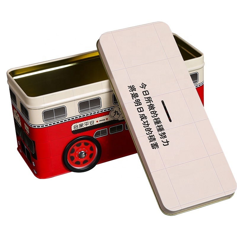 Hot Selling New Arrival Metal Cans Food Grade Tin Box Packaged Cookie Car Shape Box