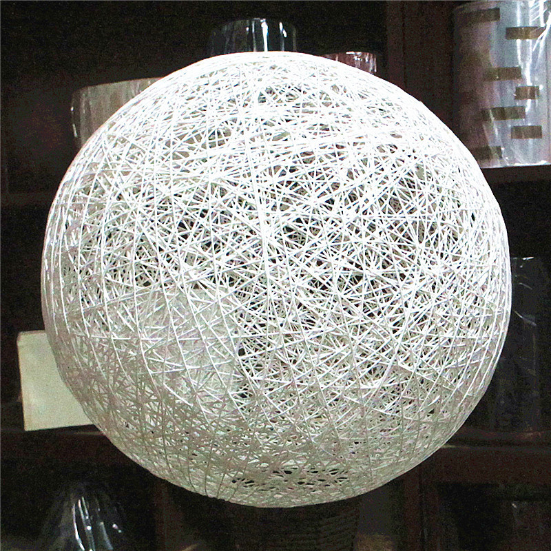 Diameter 55cm high quality rattan BLACK paper wire fiber ball lamp shade  pendant lights  rattan ceiling light