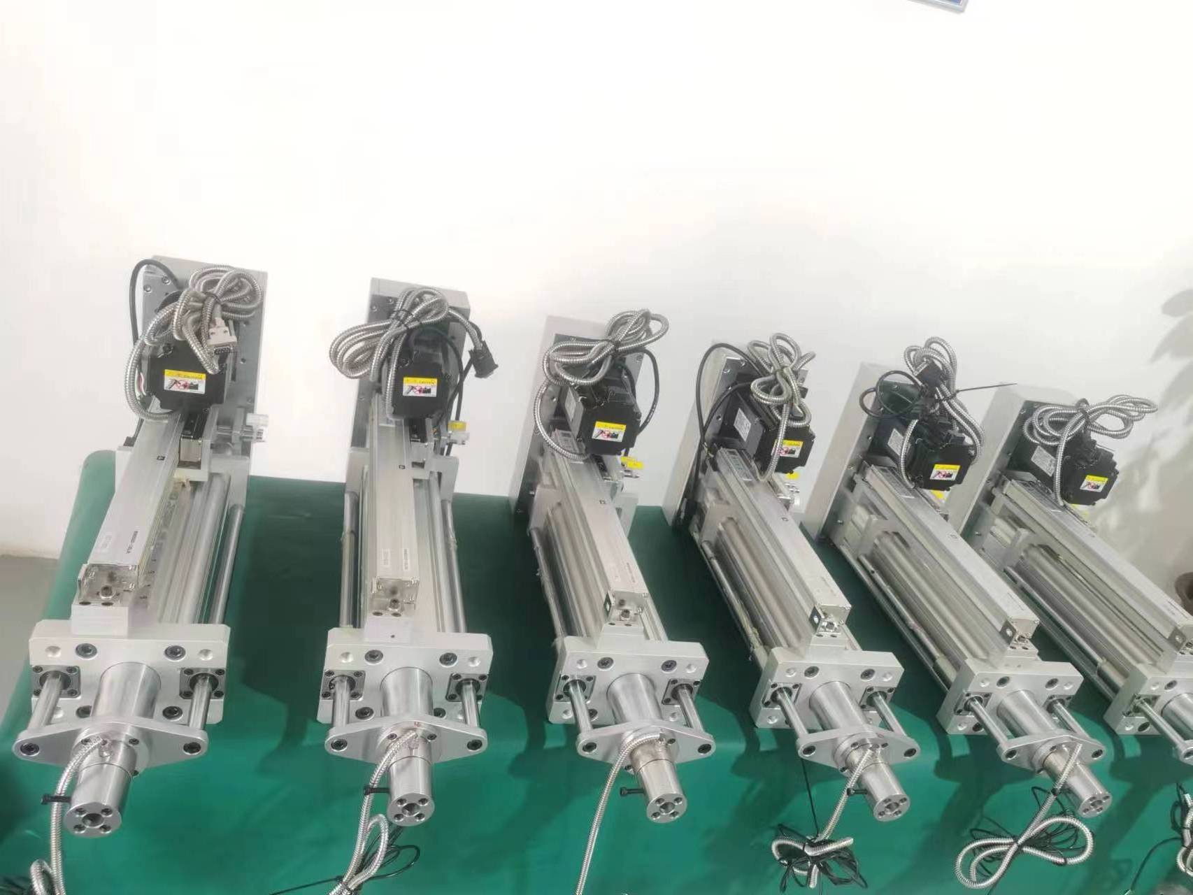 3T Electric Cylinder  four columns Servo Press machine with index rotary table