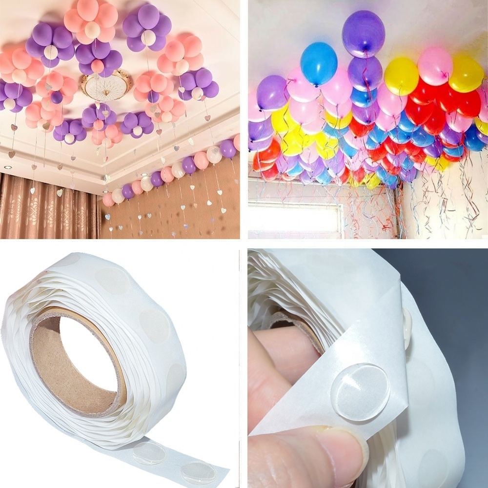 Permanent Adhesive Dots Viral Balloon Tape Pakistan Removable Glue Transparent Sticky Dots