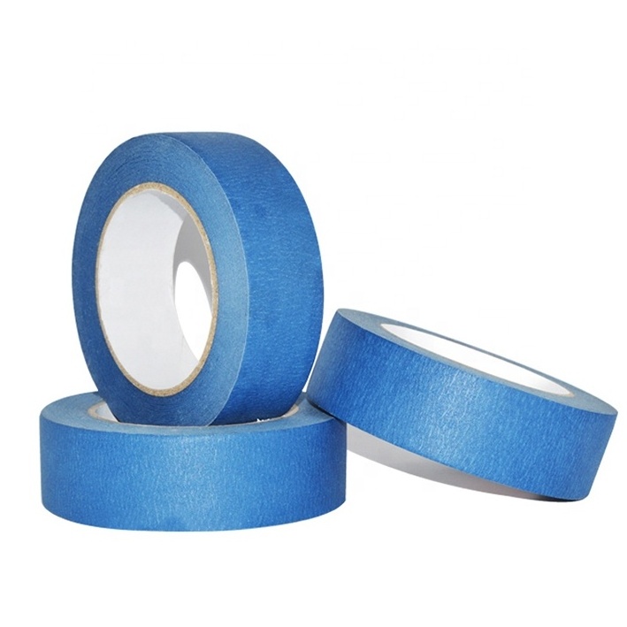 UV Resist Wall Sharp Line Paint Custom Blue Color Crepe Washi Paper Painters Masking Tape painting cinta para pared