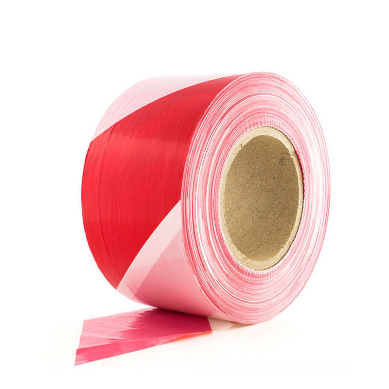 No Adhesion PE Detectable Red Cordon off Warning Tape