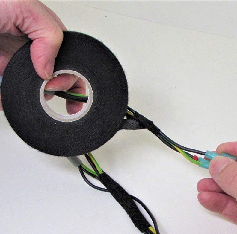 Automotive Car Repair Electric insulation Heat Soft Fixing Fabric Tape For Wire Harness