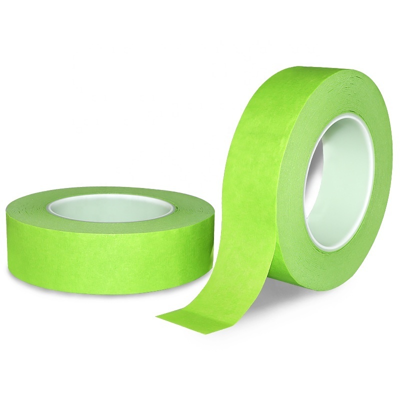 Auto Care Performance Automotive Green Car Masking Tape Cinta Empapelar Verde Pintor Masking Tape For Car Painting